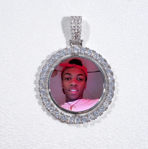 3D Spinning 2-Faced Custom Picture Pendant