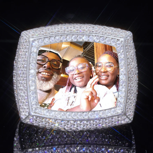 3D CUSTOM PICTURE ICED RING