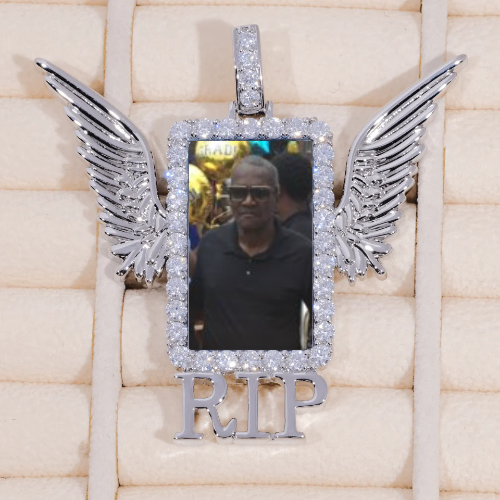 RIP WING 3D CUSTOM PICTURE PENDANT