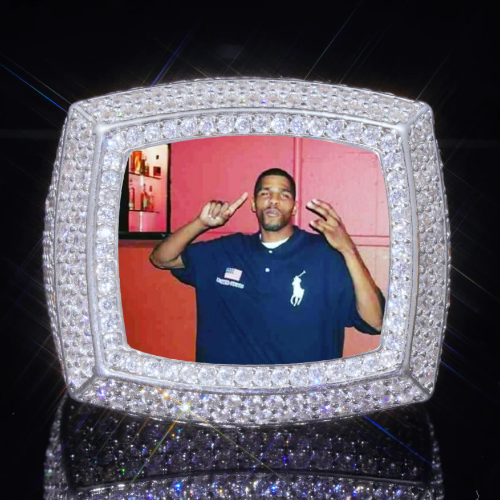 3D CUSTOM PICTURE ICED RING