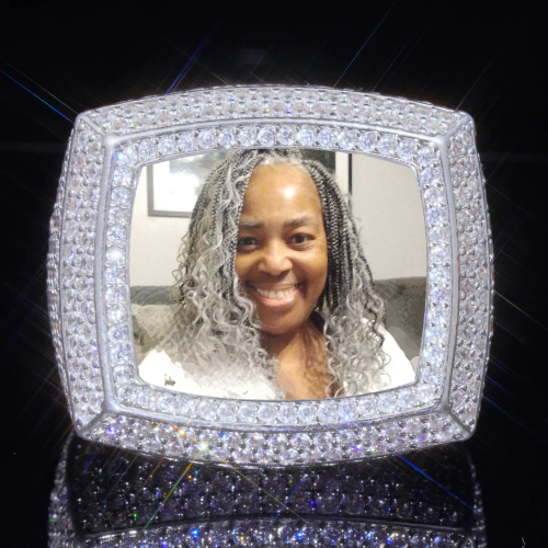 3D CUSTOM PICTURE ICED RING