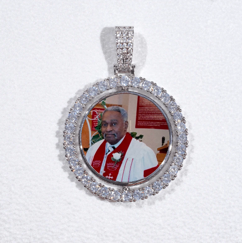 3D Spinning 2-Faced Custom Picture Pendant