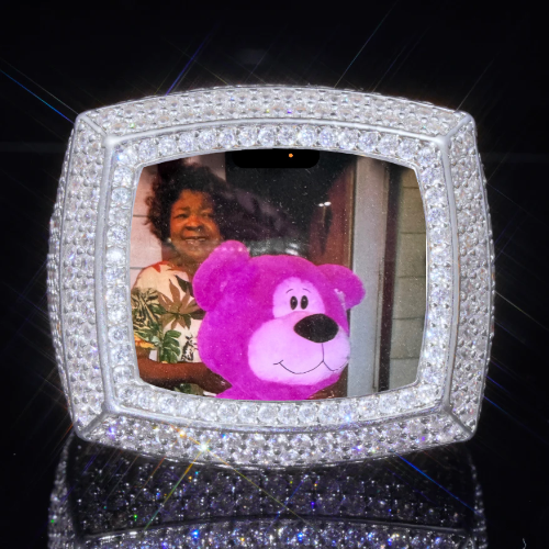 3D CUSTOM PICTURE ICED RING