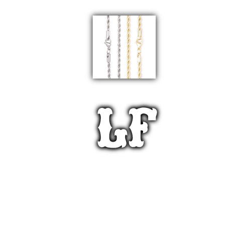 Custom Letters Freibeuter Font Necklace