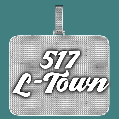 CUSTOM LETTER NECKLACE 3D BIG SQUARE