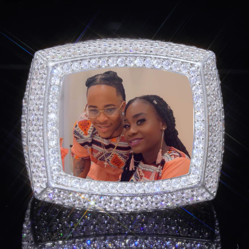 3D CUSTOM PICTURE ICED RING