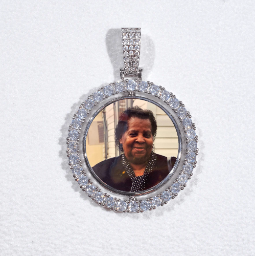 3D Spinning 2-Faced Custom Picture Pendant