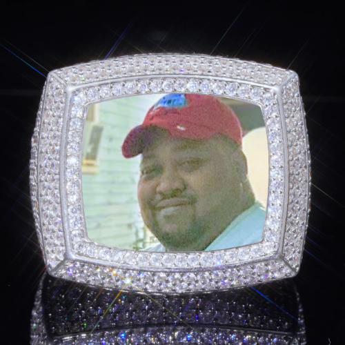 3D CUSTOM PICTURE ICED RING