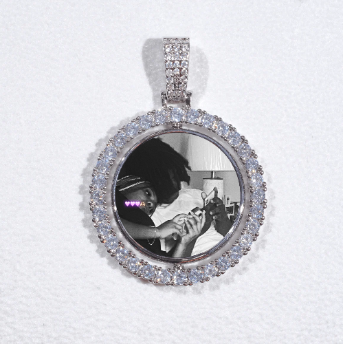 3D Spinning 2-Faced Custom Picture Pendant