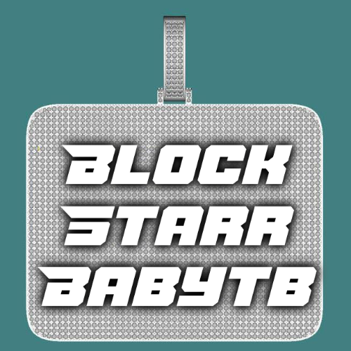CUSTOM LETTER NECKLACE 3D BIG SQUARE