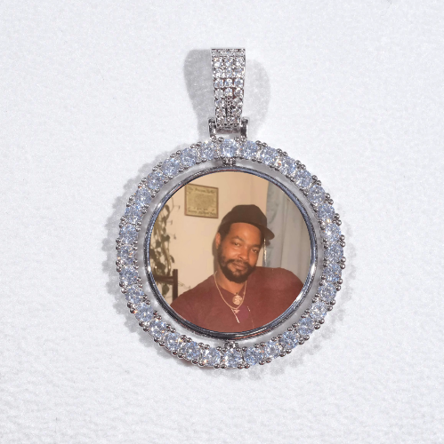 3D Spinning 2-Faced Custom Picture Pendant