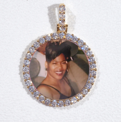 3D CIRCLE CUSTOM PICTURE PENDANT SMALL SIZE