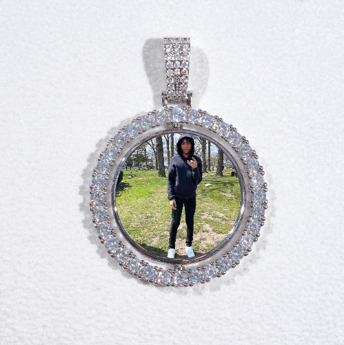3D Spinning 2-Faced Custom Picture Pendant