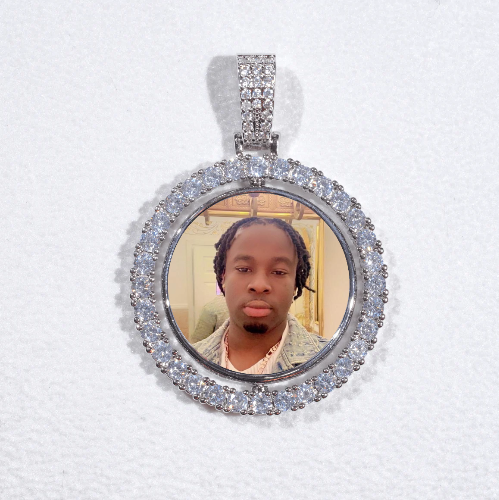 3D Spinning 2-Faced Custom Picture Pendant