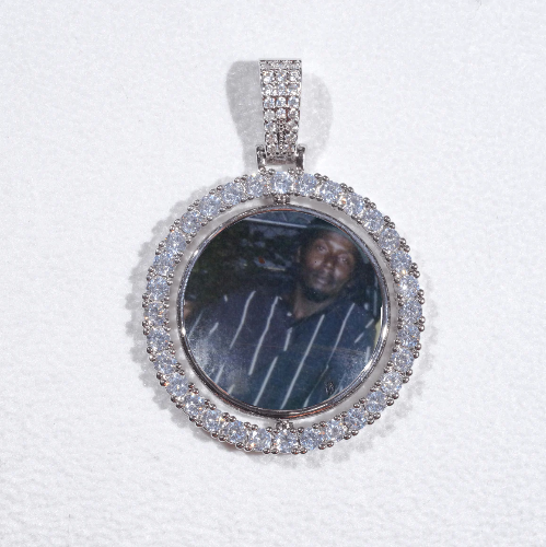 3D Spinning 2-Faced Custom Picture Pendant
