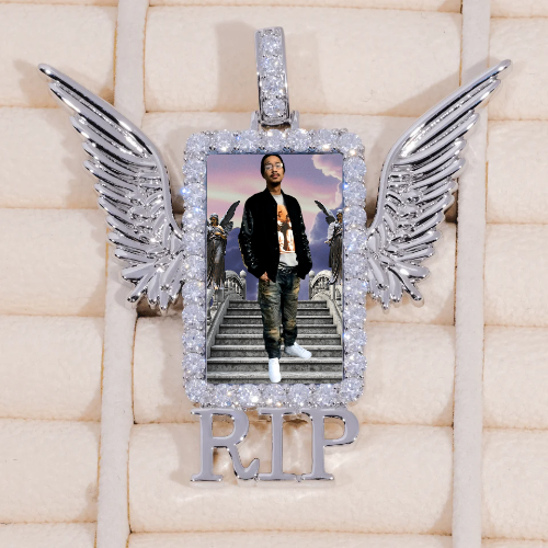 RIP WING 3D CUSTOM PICTURE PENDANT