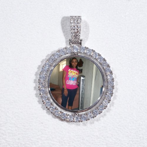 3D Spinning 2-Faced Custom Picture Pendant