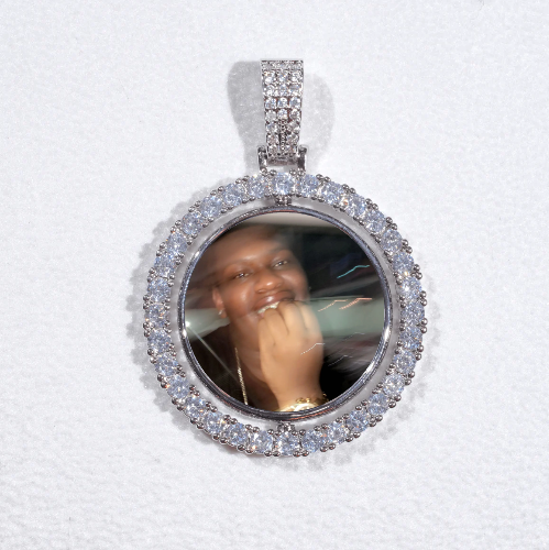 3D Spinning 2-Faced Custom Picture Pendant