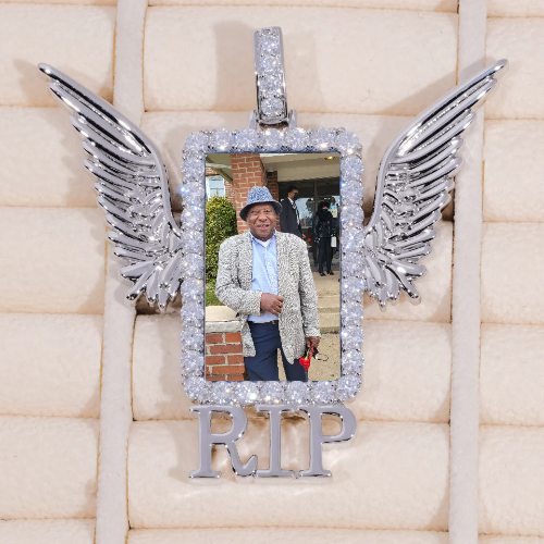 RIP WING 3D CUSTOM PICTURE PENDANT