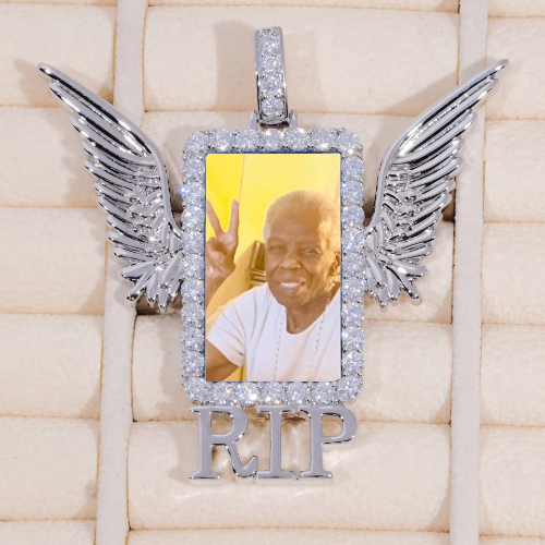 RIP WING 3D CUSTOM PICTURE PENDANT