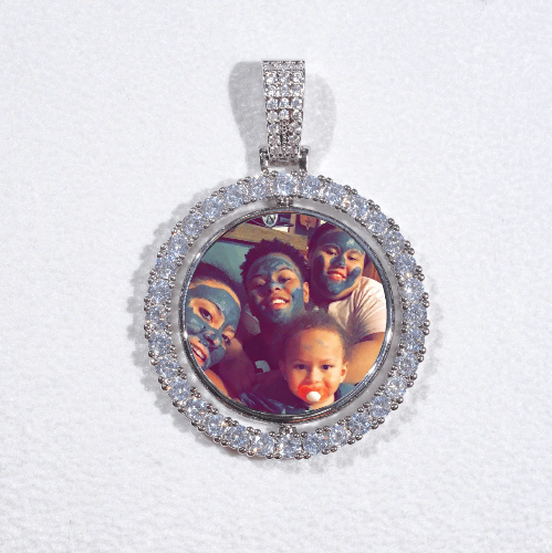 3D Spinning 2-Faced Custom Picture Pendant