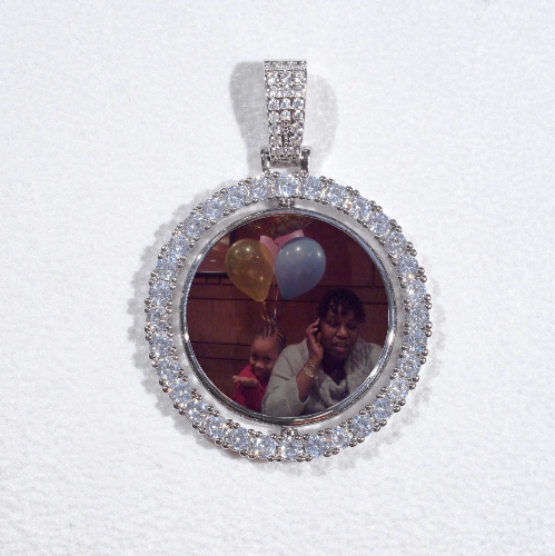 3D Spinning 2-Faced Custom Picture Pendant