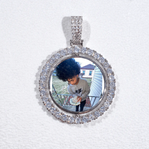 3D Spinning 2-Faced Custom Picture Pendant