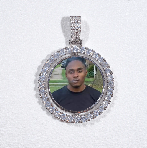 3D Spinning 2-Faced Custom Picture Pendant