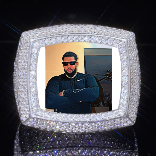 3D CUSTOM PICTURE ICED RING