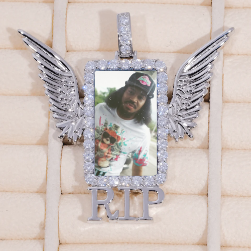 RIP WING 3D CUSTOM PICTURE PENDANT