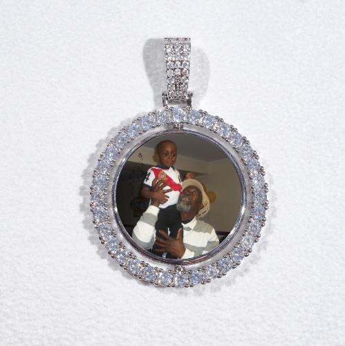 3D Spinning 2-Faced Custom Picture Pendant