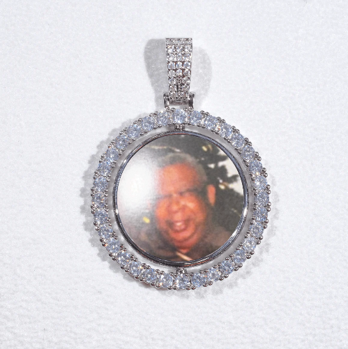 3D Spinning 2-Faced Custom Picture Pendant