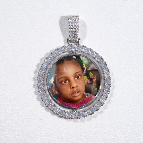 3D Spinning 2-Faced Custom Picture Pendant