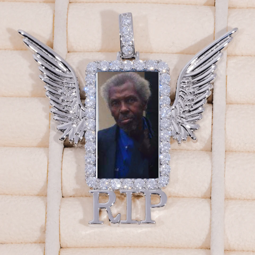 RIP WING 3D CUSTOM PICTURE PENDANT
