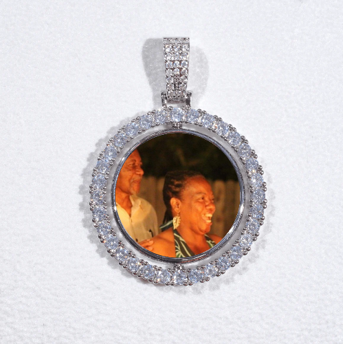 3D Spinning 2-Faced Custom Picture Pendant