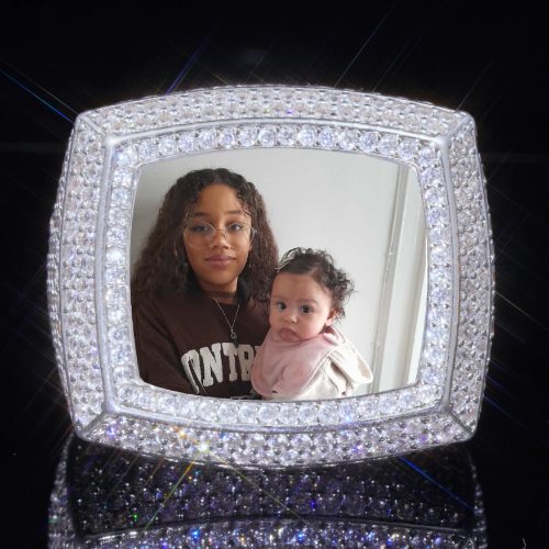 3D CUSTOM PICTURE ICED RING