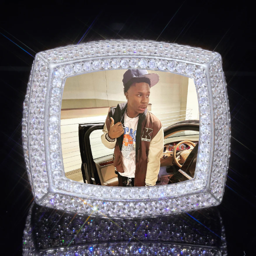 3D CUSTOM PICTURE ICED RING