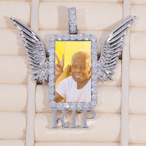 RIP WING 3D CUSTOM PICTURE PENDANT
