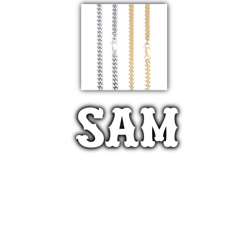 Custom Letters Freibeuter Font Necklace