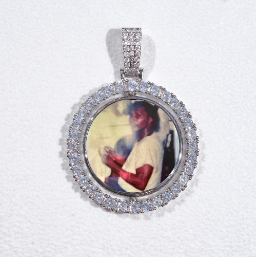 3D Spinning 2-Faced Custom Picture Pendant