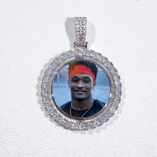 3D Spinning 2-Faced Custom Picture Pendant