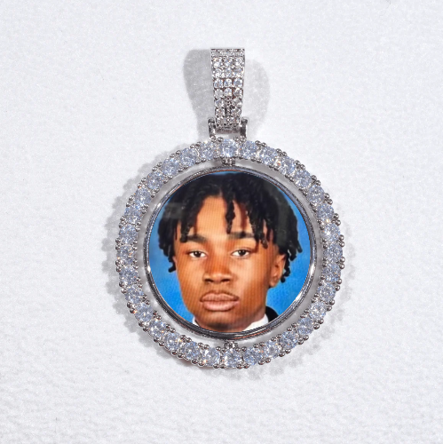 3D Spinning 2-Faced Custom Picture Pendant