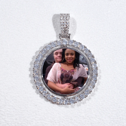 3D Spinning 2-Faced Custom Picture Pendant