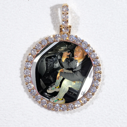 3D CIRCLE CUSTOM PICTURE PENDANT SMALL SIZE