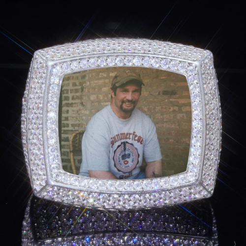 3D CUSTOM PICTURE ICED RING