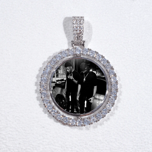 3D Spinning 2-Faced Custom Picture Pendant