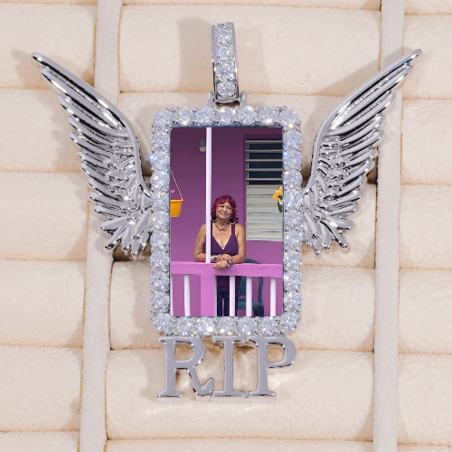 RIP WING 3D CUSTOM PICTURE PENDANT