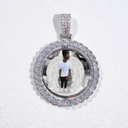 3D Spinning 2-Faced Custom Picture Pendant
