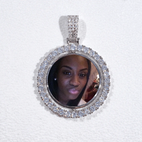 3D Spinning 2-Faced Custom Picture Pendant