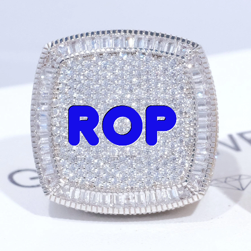 CUSTOM LETTER 3D ICED RING
